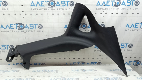 Right rear pillar trim for a 1996 Dodge Dart, black, scratches