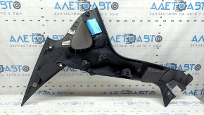 Right rear pillar trim for a 1996 Dodge Dart, black, scratches