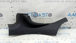 Rear left door sill plate for Dodge Dart 13-16, black, scratches