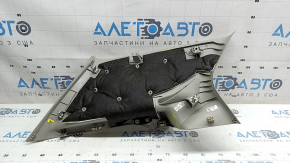 Right rear pillar trim for a 13-15 Buick Encore, gray, without airbag, scratches, dry-cleanable