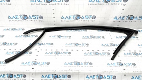 Upper door molding, front left, VW Passat b7 12-15 USA, matte finish, with glass seal