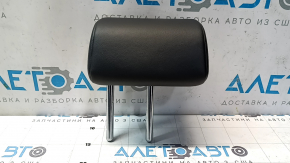 Rear center headrest for Toyota Rav4 19-24, black leather, gray stitching