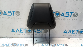 Front right headrest for Toyota Rav4 19-24, black leather, gray stitching