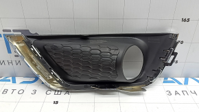 Bumper grille right Jeep Compass 17- structure without fog lights POLCAR