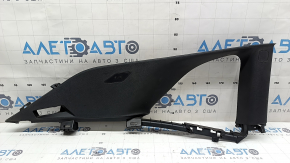Left rear pillar trim for a 15-23 Dodge Challenger, black, scratches