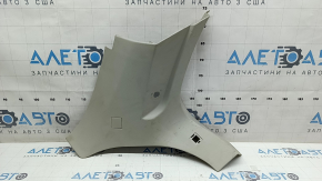 Left rear pillar trim panel behind the window for a 11-13 Dodge Journey, 3-row seats, gray, no cap, dry-cleanable, scratches