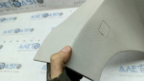 Right rear pillar trim panel behind the window for a Dodge Journey 11-2, gray, scratches