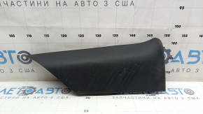 Left upper rear pillar trim for a 15-23 Dodge Challenger, black, scratches