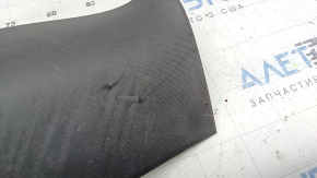 Left upper rear pillar trim for a 15-23 Dodge Challenger, black, scratches