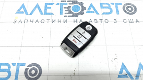Kia Niro 17-22 HEV Smart Key, PHEV Smart Key, 4 buttons, worn emblem, missing tip retainer, scratches