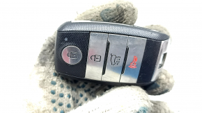Kia Niro 17-22 HEV Smart Key, PHEV Smart Key, 4 buttons, worn emblem, missing tip retainer, scratches
