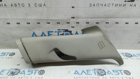 Rear pillar trim panel in front of the window, left, Dodge Journey 11-20, for 3 rows of seats, gray