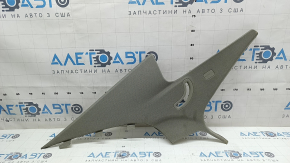 Left rear pillar trim for Cadillac ATS 13-18, gray, dry-cleanable