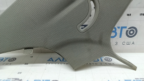 Left rear pillar trim for Cadillac ATS 13-18, gray, dry-cleanable