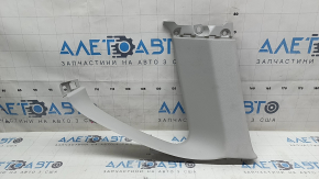 Upper right rear pillar trim for Subaru Forester 14-18 SJ, gray, dry-cleanable