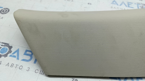 Rear left rear pillar trim for Chrysler 200 15-17, gray, dry-cleanable, plastic has turned white