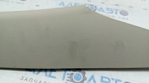 Rear left rear pillar trim for Chrysler 200 15-17, gray, dry-cleanable, plastic has turned white