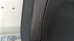 Door trim card front right Volvo XC90 16-22 leather black, gray insert, bumps on insert, scratches