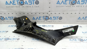 Rear right door sill plate for a 1996 Dodge Dart, black, scratches, ready for dry cleaning