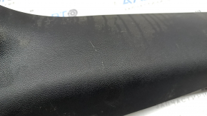 Left rear pillar trim for a 1996 Dodge Dart, black, without cap, dry-cleanable, scratches