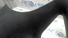 Left rear pillar trim for a 1996 Dodge Dart, black, without cap, dry-cleanable, scratches