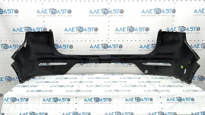 Kia Niro 17-19 HEV rear bumper, PHEV without parking sensors, black, broken fasteners, scratches, pressed