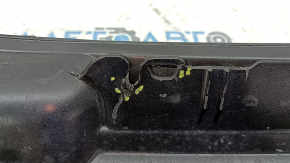 Kia Niro 17-19 HEV rear bumper, PHEV without parking sensors, black, broken fasteners, scratches, pressed