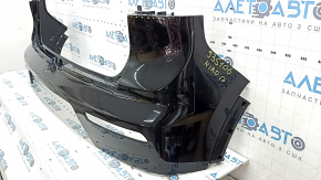 Kia Niro 17-19 HEV rear bumper, PHEV without parking sensors, black, broken fasteners, scratches, pressed