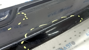 Kia Niro 17-19 HEV rear bumper, PHEV without parking sensors, black, broken fasteners, scratches, pressed