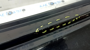 Kia Niro 17-19 HEV rear bumper, PHEV without parking sensors, black, broken fasteners, scratches, pressed