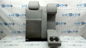 Rear seat backrest, 2nd row, right, Toyota Camry v50 12-14 USA, fabric, gray, with armrest, dry cleanable