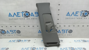 Left center pillar trim, upper belt, Toyota Camry v50 12-14 USA, gray, scratches