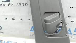 Left center pillar trim, upper belt, Toyota Camry v50 12-14 USA, gray, scratches