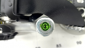Kia Niro 17-22 HEV, PHEV black driver's seat belt with tensioner