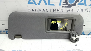 Left visor for Toyota Camry v50 12-14 USA, gray, without hook, without backlight, dry-cleanable