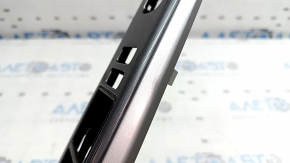 Front left power window control trim for Toyota Camry v50 12-14 USA, gray wood grain, scratches