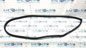 The rear left door seal for a Kia Niro 17-22 is worn out.