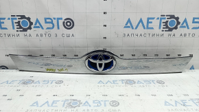 Toyota Camry v50 12-14 USA XLE trunk lid molding, chrome, under the camera, with hybrid emblem