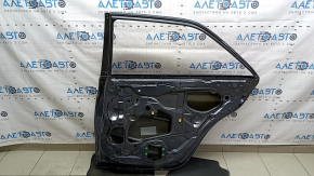 The door is bare, rear right, Toyota Camry v50 12-14, red 3R3, dented, bumped
