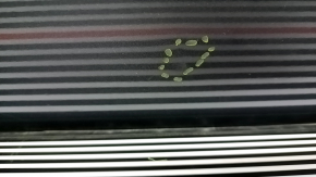 The door is bare, rear right, Toyota Camry v50 12-14, red 3R3, dented, bumped