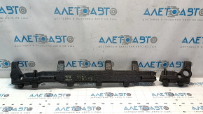 The front bumper absorber of the Audi Q5 80A 18-20 is broken in half.