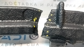 The front bumper absorber of the Audi Q5 80A 18-20 is broken in half.