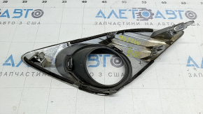 Right fog light frame for Toyota Camry V50 12-14 USA XLE, chrome, chipped