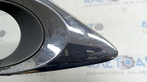 Right fog light frame for Toyota Camry V50 12-14 USA XLE, chrome, chipped