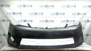 Front bumper bare Toyota Camry v50 12-14 usa LE XLE, white, scratches