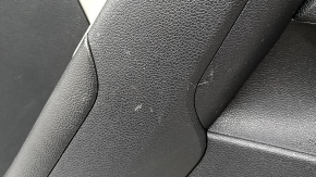 Door trim panel, rear left, Kia Niro 17-22 HEV, PHEV, black, matte gray insert, rubber armrest, with handle and window lift control, scratches
