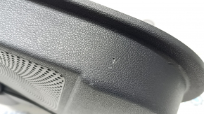 Door trim panel, rear left, Kia Niro 17-22 HEV, PHEV, black, matte gray insert, rubber armrest, with handle and window lift control, scratches