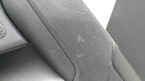Door trim panel, rear right, Kia Niro 17-22 HEV, PHEV, black, matte gray insert, rubber armrest, with handle and window lift control, scratches
