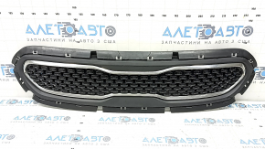 Kia Niro 17-19 HEV radiator grille, PHEV without radar, chrome + gloss black, sand, scratches