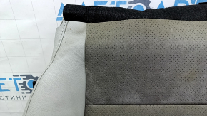 Toyota Camry v50 12-14 USA, SE, passenger seat cushion trim, leather + fabric, black, for cleaning